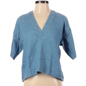 7115 by SZEKI denim top